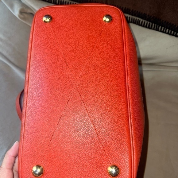 LOUIS VUITTON EMPREINTE LEATHER RED CITADINE PM TOTE BAG - Picture 11 of 14